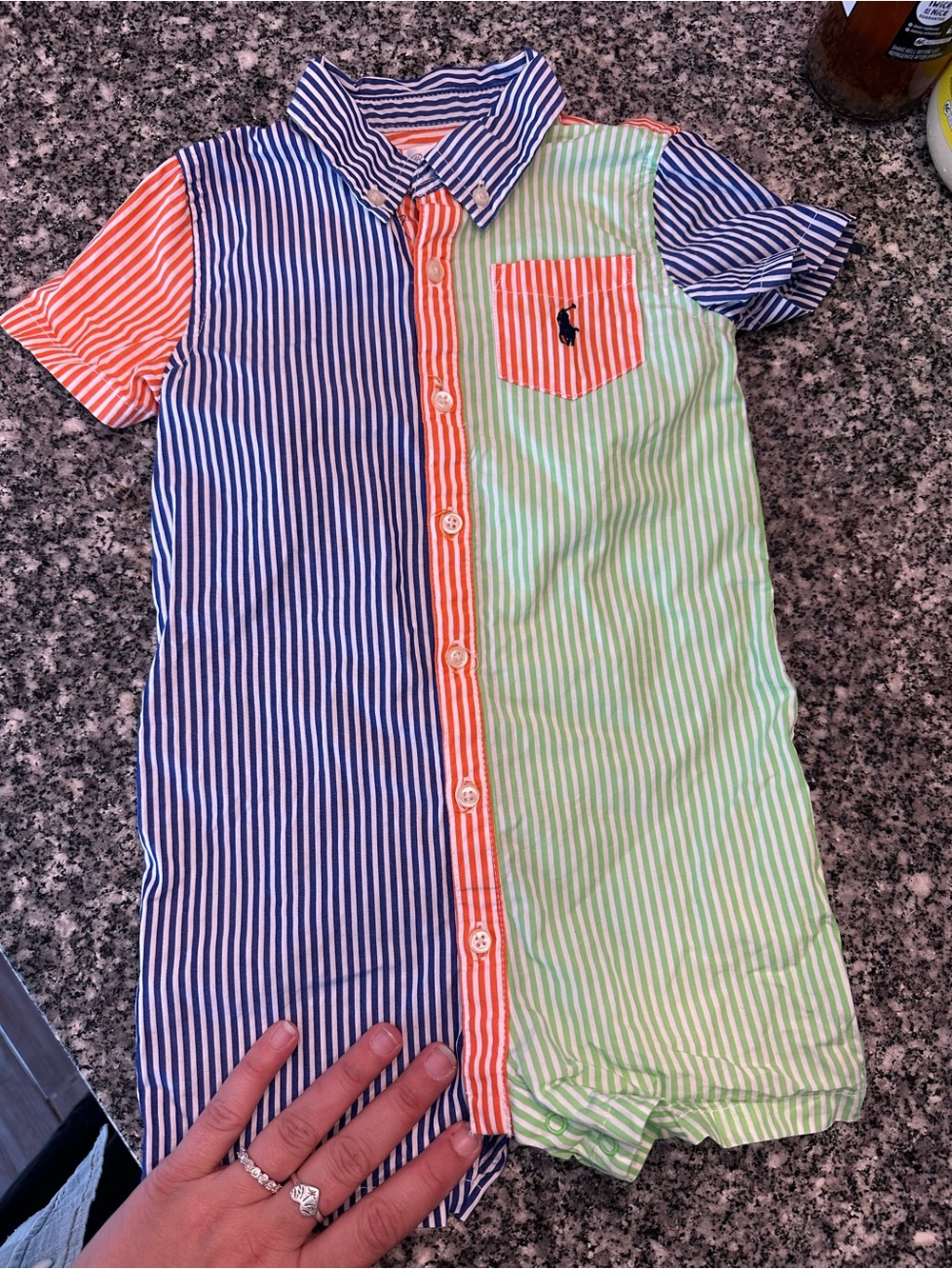 Ralph Lauren Boys Romper, 18 months